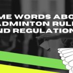 some words about badminton